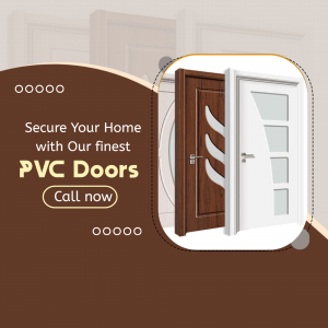 Finest PVC Doors For Home Security Promotional Banner For LinkedIn