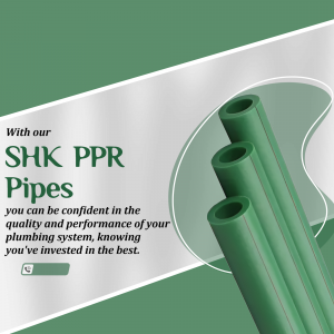SHK PPR Pipes Marketing Poster Template For Twitter