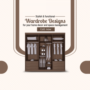 Stylish And Functional Wardrobe Designs Marketing Image For Pinterest