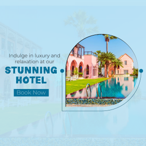 Luxury Hotel Promotion Graphic For Threads