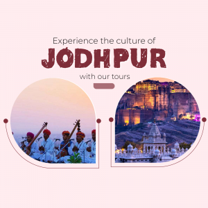 Jodhpur Culture Tour Promotion Design For Pinterest