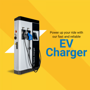 Fast And Reliable EV Charger Social Media Post For Twitter