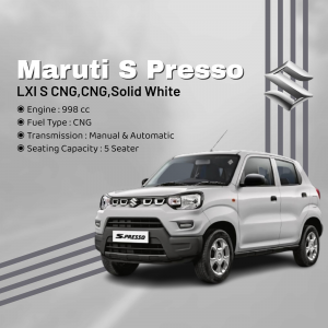 Maruti Suzuki S-Presso LXI CNG Specifications Flyer For LinkedIn