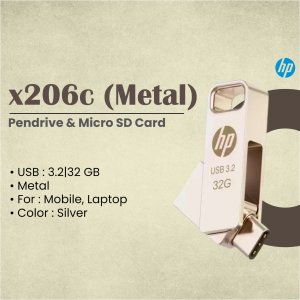 HP X206c Metal Pendrive Advertisement For Facebook
