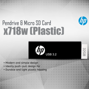 HP X718w 32GB USB 3.2 Pen Drive Business Poster For Telegram