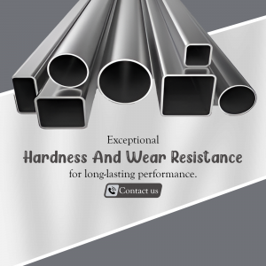 Industrial Steel Profiles And Pipes Marketing Image For LinkedIn