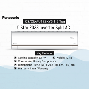 Panasonic 1.5 Ton 5 Star 2023 Inverter Split AC Social Media Post For Twitter