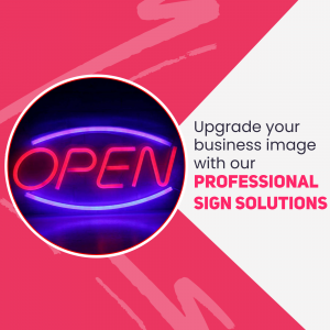 Professional Business Sign Solutions Artwork For Twitter