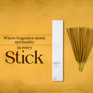 Premium Incense Stick Set Poster For WhatsApp