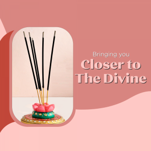 Bringing You Closer To The Divine Incense Holder Marketing Image For Instagram
