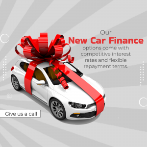 New Car Finance Promotional Offer Graphic For WhatsApp