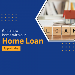 Home Loan Application Social Media Ad Post For Twitter