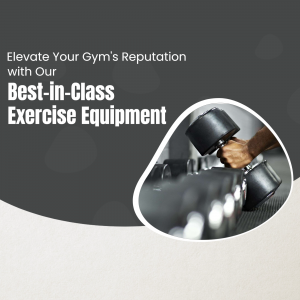 Premium Commercial Gym Equipment Advertisement For Twitter