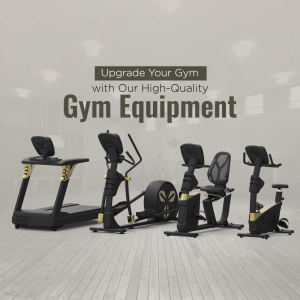 Premium Commercial Gym Equipment Collection Design For Twitter