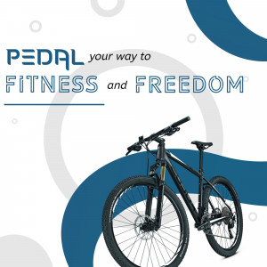 Pedal Your Way To Fitness And Freedom Graphic For Google Business Profile
