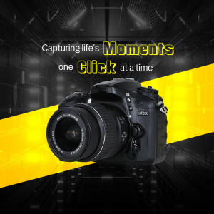 Capturing Life's Moments Photography Concept Image For Twitter