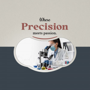 Where Precision Meets Passion - Laboratory Science Template For Telegram