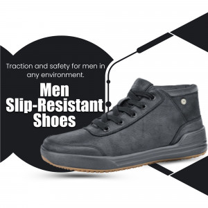 Men's Slip-Resistant Shoes Post For Facebook