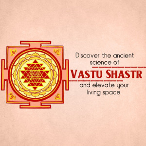 Vastu Shastra Ancient Science Poster Graphic For WhatsApp