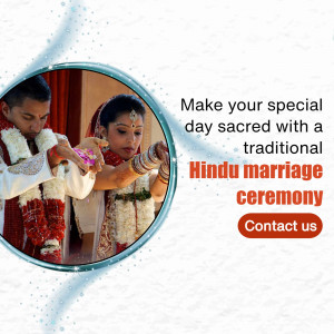 Traditional Hindu Marriage Ceremony Services Poster For Pinterest