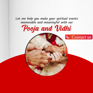 Pooja And Vidhi Services Promotion Marketing Image For LinkedIn