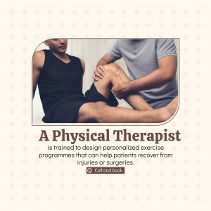 Physical Therapy Rehabilitation Services Artwork For Telegram