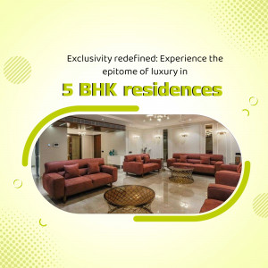 Luxury 5 BHK Residence Advertisement Post For Instagram