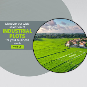 Industrial Plots For Business Poster For Google Business Profile