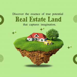 Real Estate Land Opportunity Marketing Image For WhatsApp