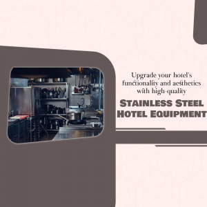 High-Quality Stainless Steel Hotel Equipment Advertisement For Facebook