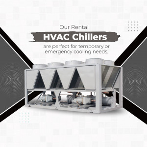 Industrial HVAC Chiller Rental Services Design For Instagram