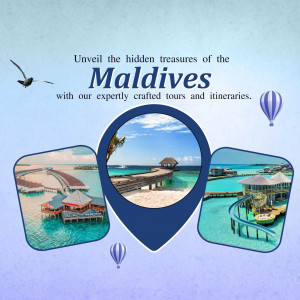 Maldives Vacation Packages Design For Pinterest