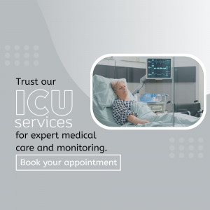 Professional ICU Medical Care Services Artwork For Telegram