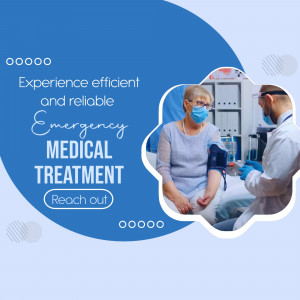 Emergency Medical Treatment Services Business Poster For WhatsApp