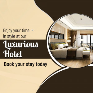 Luxurious Hotel Stay Promotion Artwork For Google Business Profile