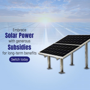 Solar Energy Incentive Program Social Media Post For Twitter