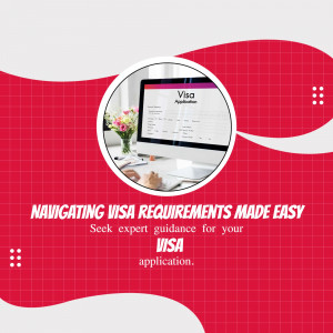 Simplify Your Visa Application Process Flyer For Threads