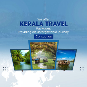 Kerala Travel Packages Promotion Promotional Banner For Google Business Profile