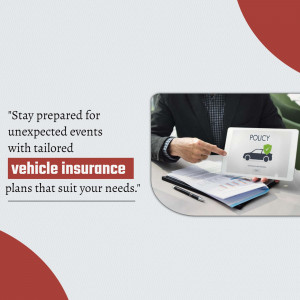 Comprehensive Vehicle Insurance Plans Creative Design For Google Business Profile