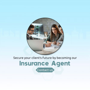 Insurance Agent Recruitment Business Poster For Threads