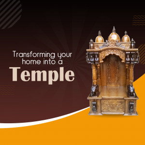 Transforming Your Home Into A Temple Promotional Banner For WhatsApp