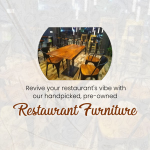Pre-Owned Restaurant Furniture Branding Post For X