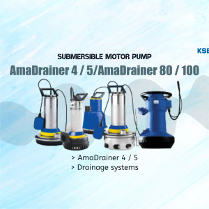 KSB AmaDrainer Submersible Motor Pumps Poster For Instagram