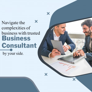 Business Consulting Services Promotion Template For Facebook