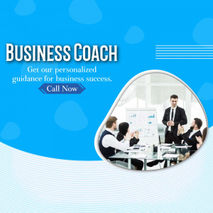 Business Coaching Services Professional Guidance Promotional Banner For LinkedIn