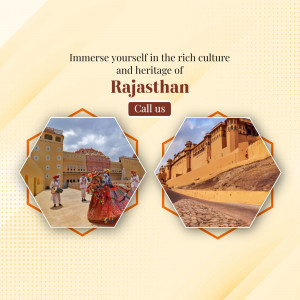Explore The Rich Heritage Of Rajasthan Social Media Post For Pinterest