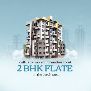 Modern Residential Apartment Advertisement Banner For Instagram