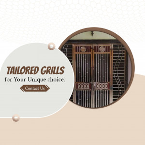 Tailored Stainless Steel Grill Designs Template For Twitter