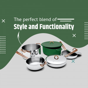 Modern Kitchen Cookware Collection Design For LinkedIn