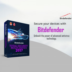 Bitdefender Total Security 2017 Antivirus Software Poster For Pinterest